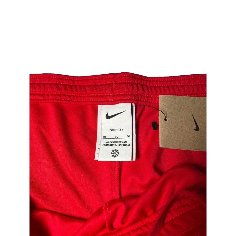 Nike Dri-FIT Mens Red Mesh Panel Athletic Running Training Shorts XL New